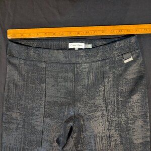 Calvin Klein Metallic Textured Pants Legging - Size M